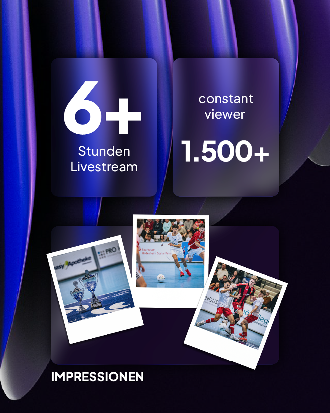 Professionelle Produktion und Umsetzung vor Ort